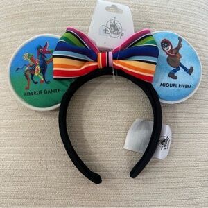 NWT Disney‎ Parks Coco Miguel Rivera Alebrije Dante Minnie Ears Headband